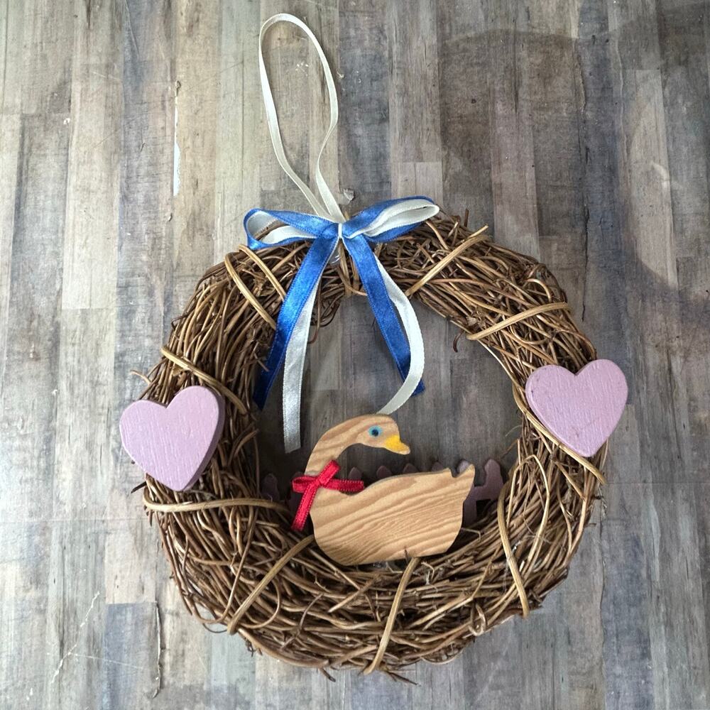 6in Garden Ridge Pottery Grapevine Mini Wreath Farmhouse Kitchen Decor